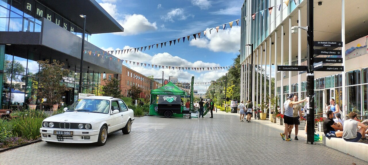 The Kambri precinct, ANU's student hub
