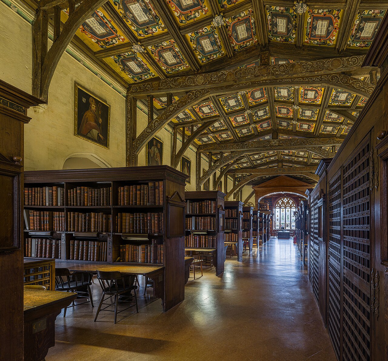 Duke Humfrey's Library, inside the Bodleian