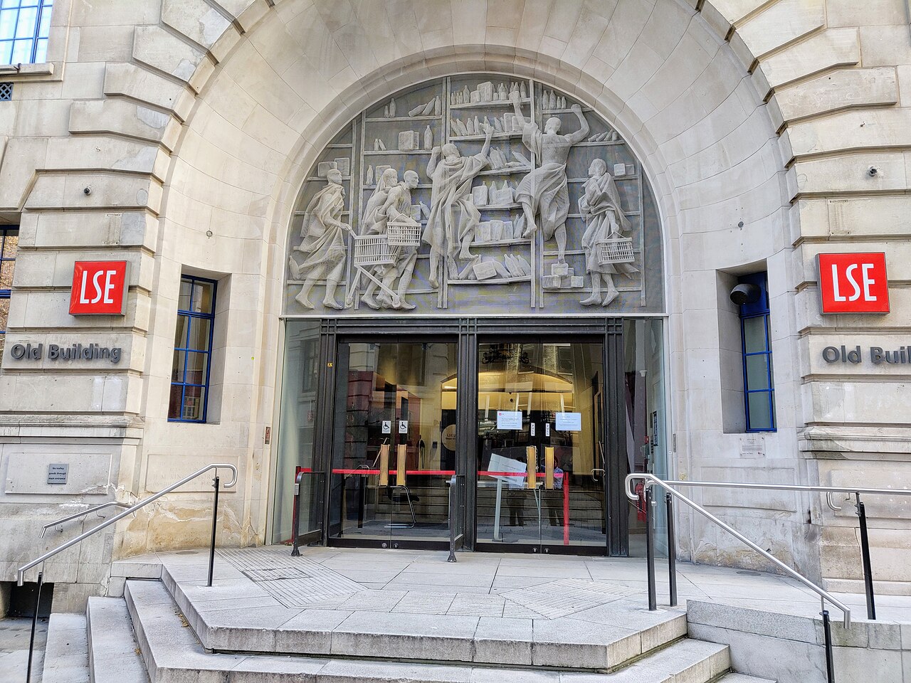 The Old Building entrance on Houghton Street